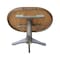 International Concepts Round 36 in Rd top ped table, 12 in leaf, 30.1 inh, dining Height, Hickory/Washed Coal, 36 W, 48 L K45-36RXT-27B - alternate 5